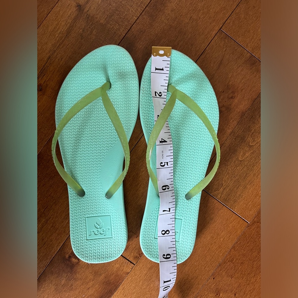 Reef Escape Lux jelly flip flops Resort Summer size 5 vintage 2010s beach sandal - Picture 3 of 6